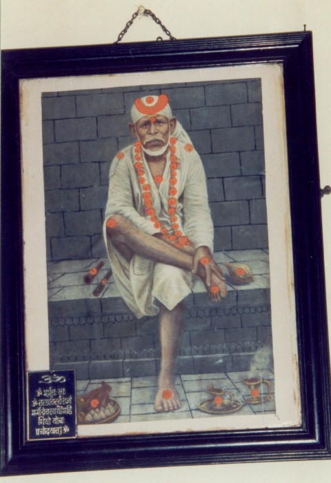 SaiBaba himself gave this Photograph to Purandhare