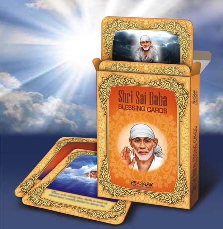 Shri Sai Baba Blessing Cards first time in the world